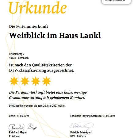 Ferienwohnung Lankl Im Bayerischen Wald Röhrnbach Extérieur photo