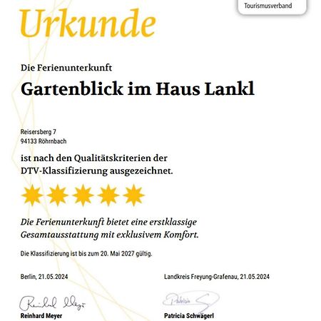 Ferienwohnung Lankl Im Bayerischen Wald Röhrnbach Extérieur photo